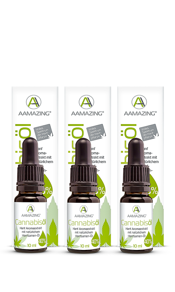 CBD Öl 40% Vollspektrum · 3er Pack